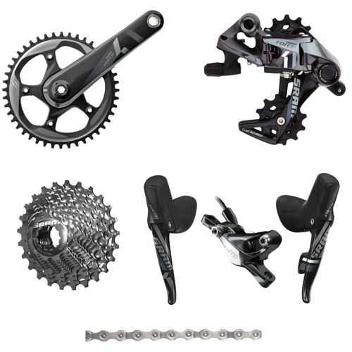 SRAM Force CX1 11 Speed HydroR Groupset | Chain Reaction Cycles