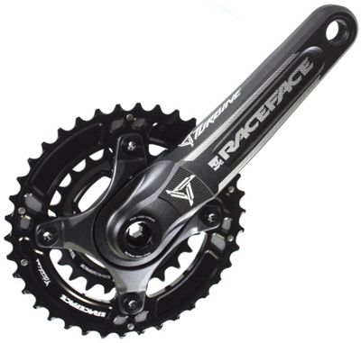 Pédalier Race Face Turbine 10 vitesses Double - Noir} - 104mm, Noir}