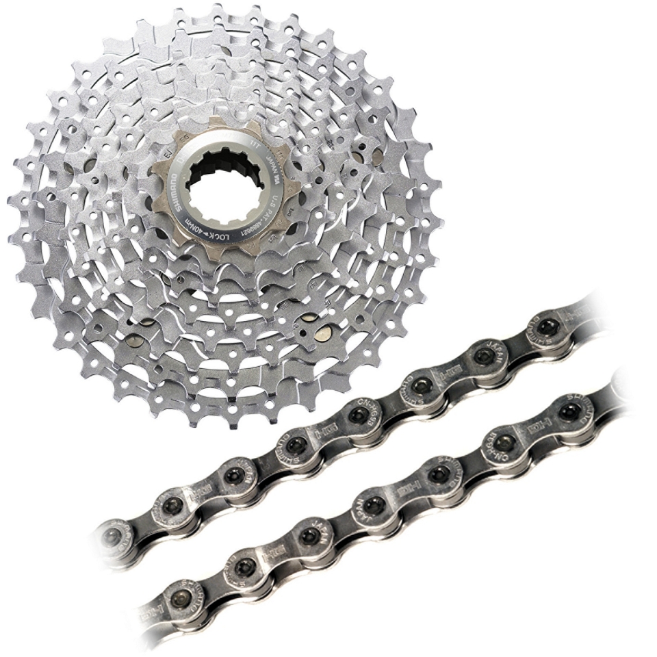 Shimano XT M770 9sp Cassette + Chain Bundle