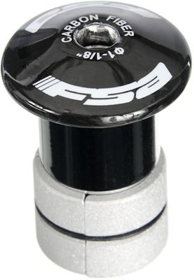 FSA Compressor Expander Plug (Carbon) - Black - 1.1/8", Black