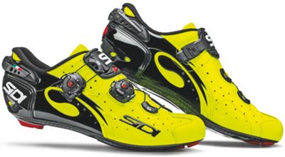Scarpe Bici Da Corsa Wire Carbon Vernice - Sidi - nero - giallo fluorescente - EU 48, nero - giallo fluorescente