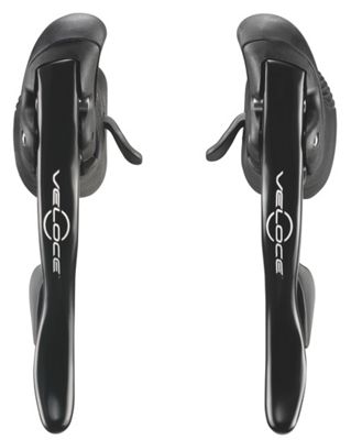 Campagnolo Veloce Power Shift Ergo 10 Sp Shifters - Black - Pair}, Black