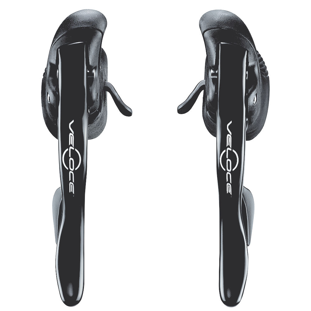 Leviers Campagnolo Veloce Power-Shift Ergo 10 vitesses - Noir - Pair, Noir