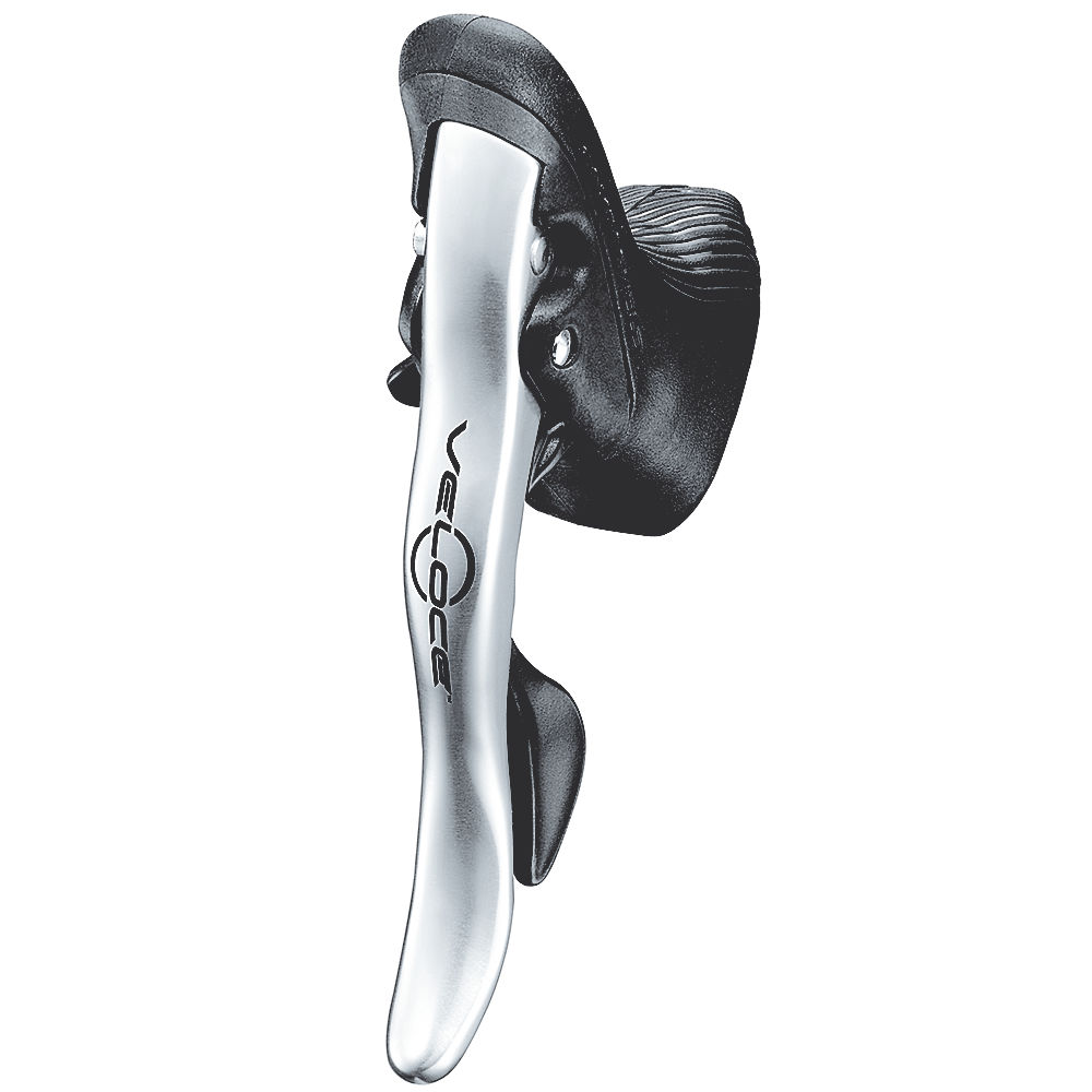 Leviers Campagnolo Veloce Power-Shift Ergo 10 vitesses - Argent - Pair, Argent