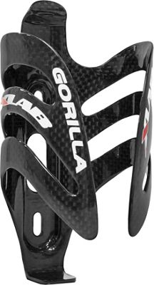 Porte-bidon en carbone Xlab Gorilla High Grip - Noir brillant, Noir brillant
