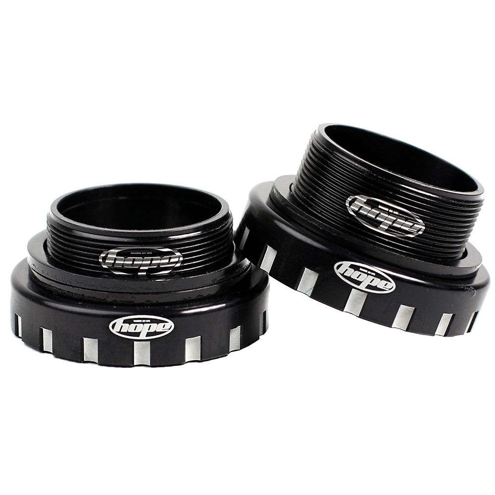 Boîtier de pédalier VTT/Route Hope en acier inoxydable 30mm - Noir - 68/73mm - English Thread, Noir