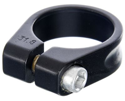 Brand-X Seat Clamp and Bolt - Black - 36.4mm}, Black