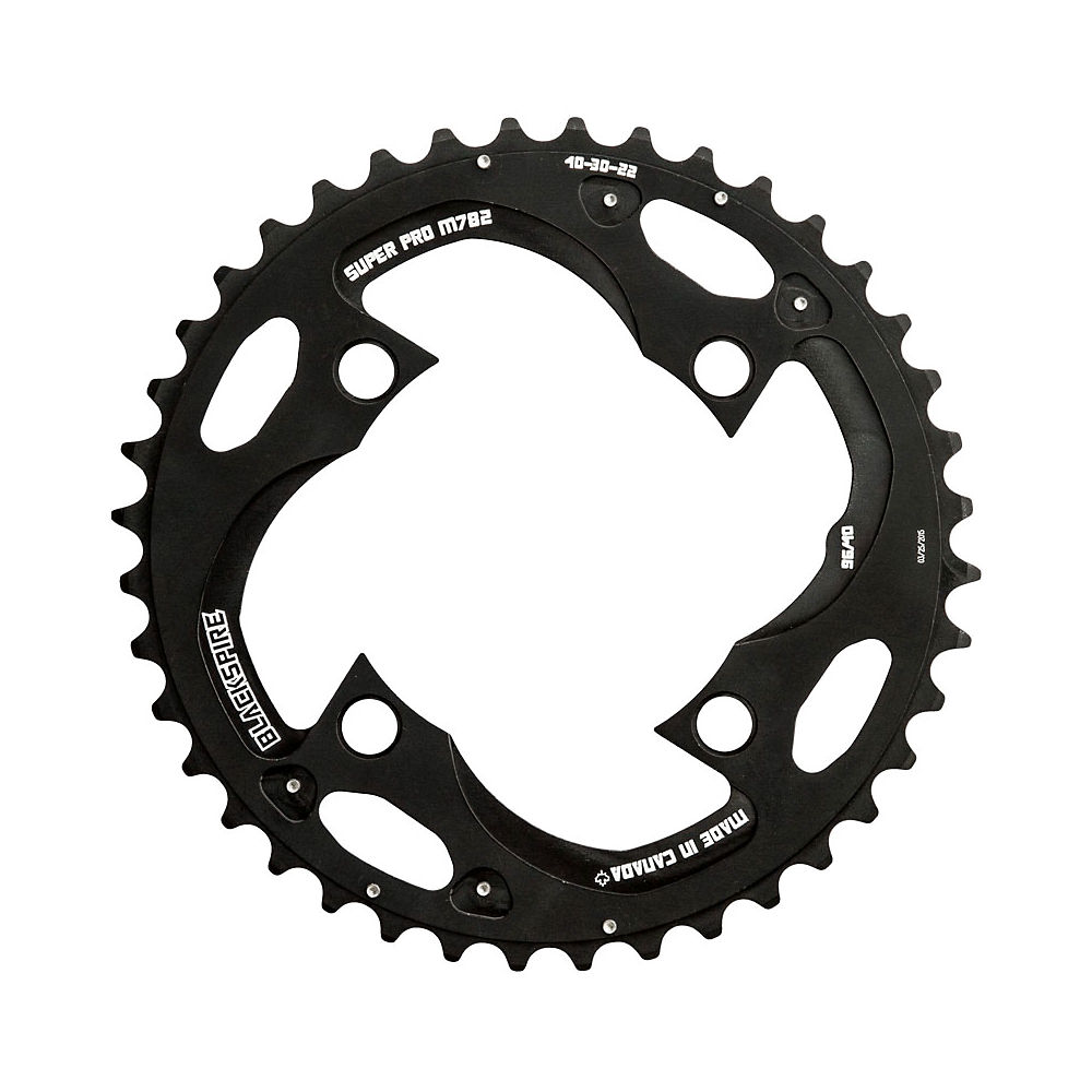 Plateau VTT Blackspire SuperPro Shimano XT/SLX - Gris - 4-Bolt - Shimano M782/672/622/612, Gris