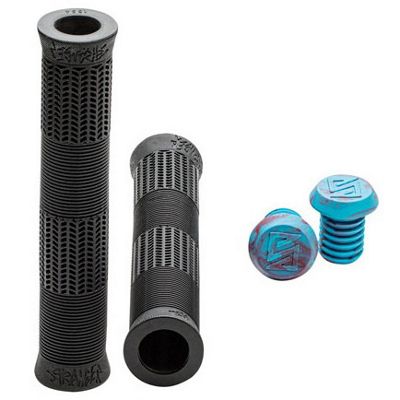 Stranger Quan BMX Handlebar Grips - Black, Black