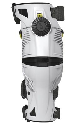 Genouillères Mobius X8 2015 - Blanc - Acide jaune