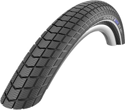Schwalbe Big Ben MTB Tyre (RaceGuard) - Black - Reflex - Wire Bead, Black - Reflex