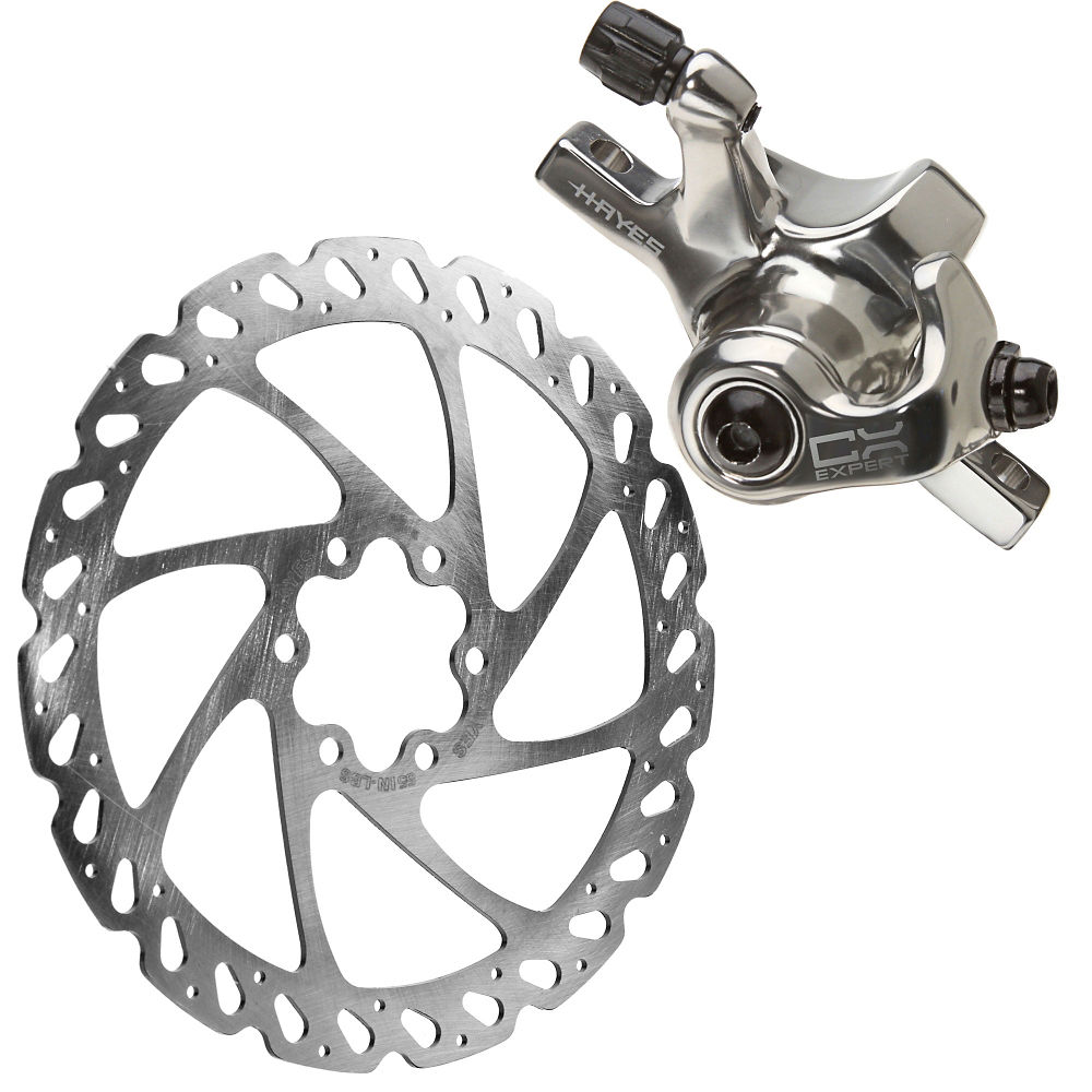 Freins à disque VTT Hayes CX Expert + rotor 160mm - Argent - Front or Rear, Argent
