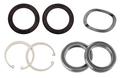 FSA BB30 Road Bike Bottom Bracket (OS6000) - Black - 68 x 42mm - BB30 - 24mm Spindle, Black