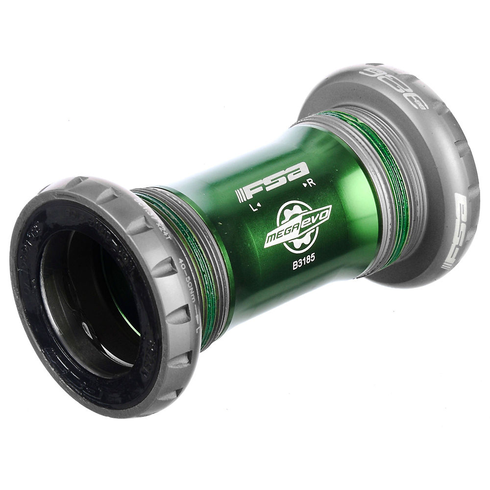 Jeu de pédalier FSA MegaEvo (Evo8681-Di2) - Marron - Vert - 68mm - English Thread, Marron - Vert