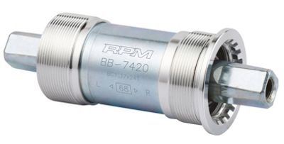 FSA Power Pro Bottom Bracket - Silver - 68mm x 110.5mm - English Thread}, Silver