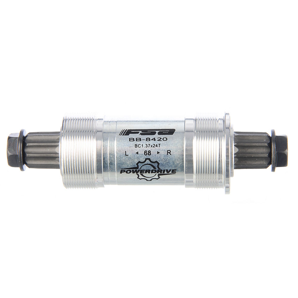 Jeu de pédalier FSA Power Drive (BB-8420) - Argent - 73mm x 113mm - English Thread, Argent