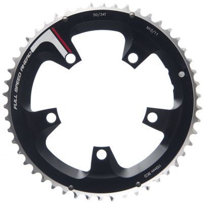 FSA Super Compact Road N10-11 Chainring - Black - 34t}, Black