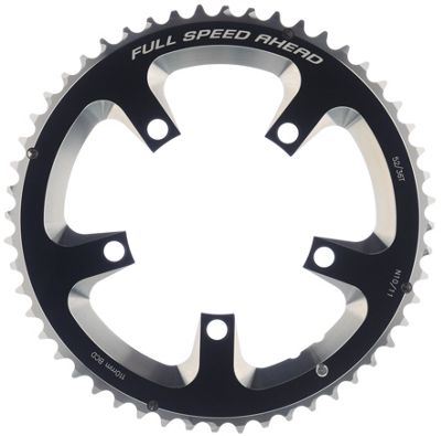 FSA Super T Road Compact N10-11 Chainring - Black - 110mm, Black
