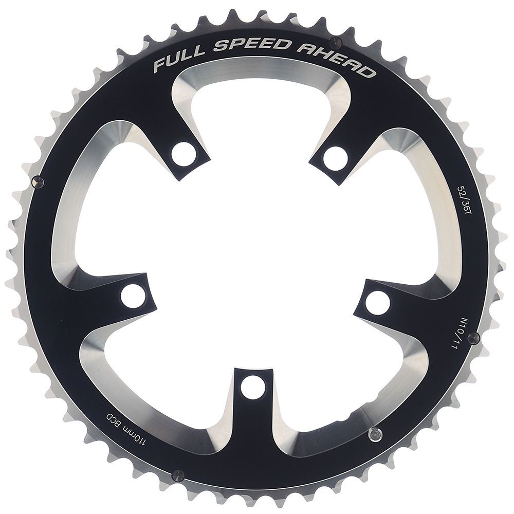 Plateau FSA Super T Route Compact N10/11 - Noir - 110mm, Noir