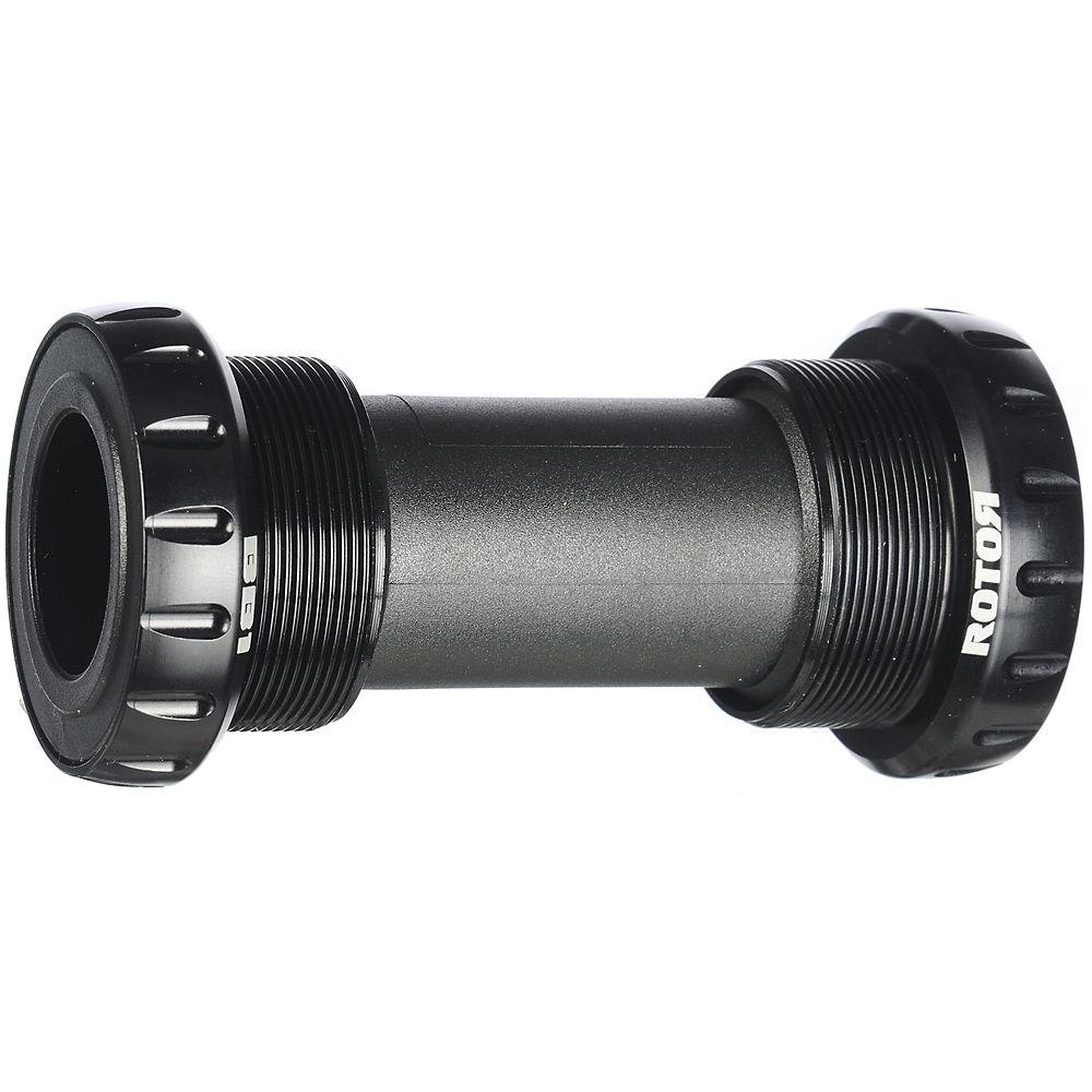 Boîtier de pédalier Rotor BB1 BSA Acier route - Noir - 68mm - English Thread - 24mm Spindle, Noir