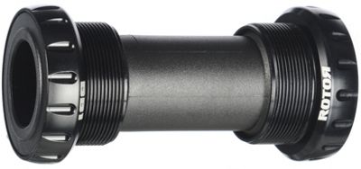 Rotor BB1 BSA Steel MTB Bottom Bracket - Black - 68/73mm - English Thread - 24mm Spindle}, Black