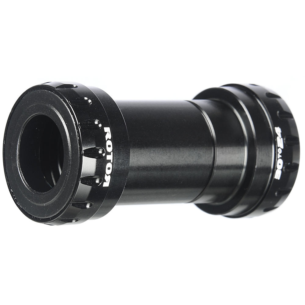Boîtier de pédalier Rotor BB30 à 24 mm Acier Route - Noir - 68mm - BB30, Noir