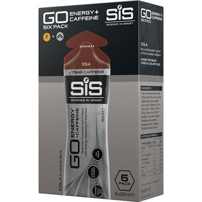 Gel nutritionnels Science In Sport Go Energy + Caffeine Gels 60ml x 6 - 6 x 60ml, n/a