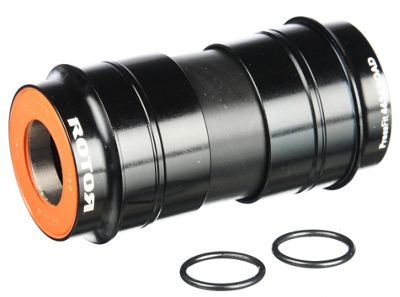 Rotor PF46 Steel Road Bottom Bracket - Black - 68mm - PF4624 - 24mm Spindle, Black