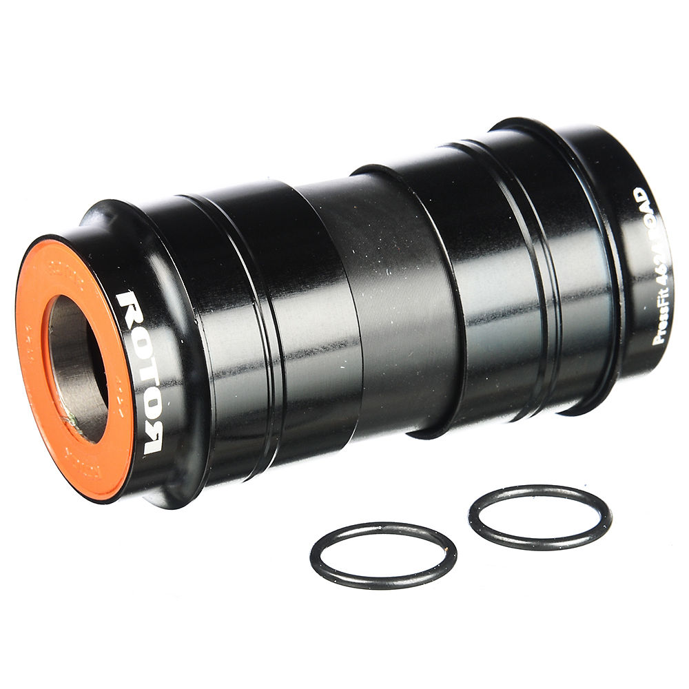 Boîtier de pédalier de route Rotor PF46 Acier - Noir - 68mm - PF4624 - 24mm Spindle, Noir