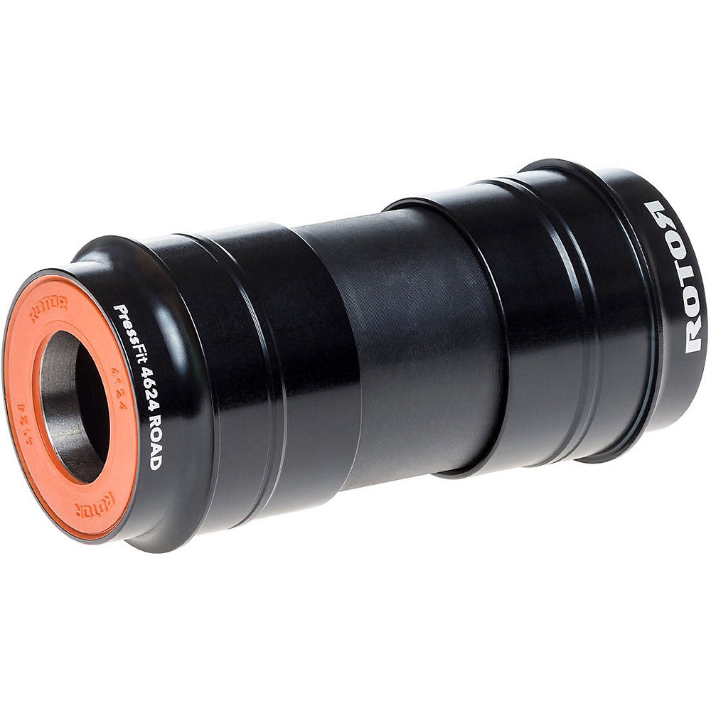 Boitier de pédalier Rotor PF46 EVO386 acier - Noir - 86.5mm - PF46 - 24mm Spindle, Noir
