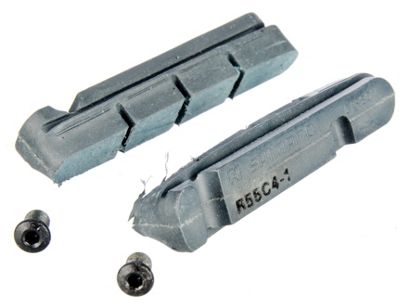 Shimano Dura-Ace-Ultegra-105 Carbon Brake Pads - Black - Pair - Wide Carbon Rim (19-28mm), Black