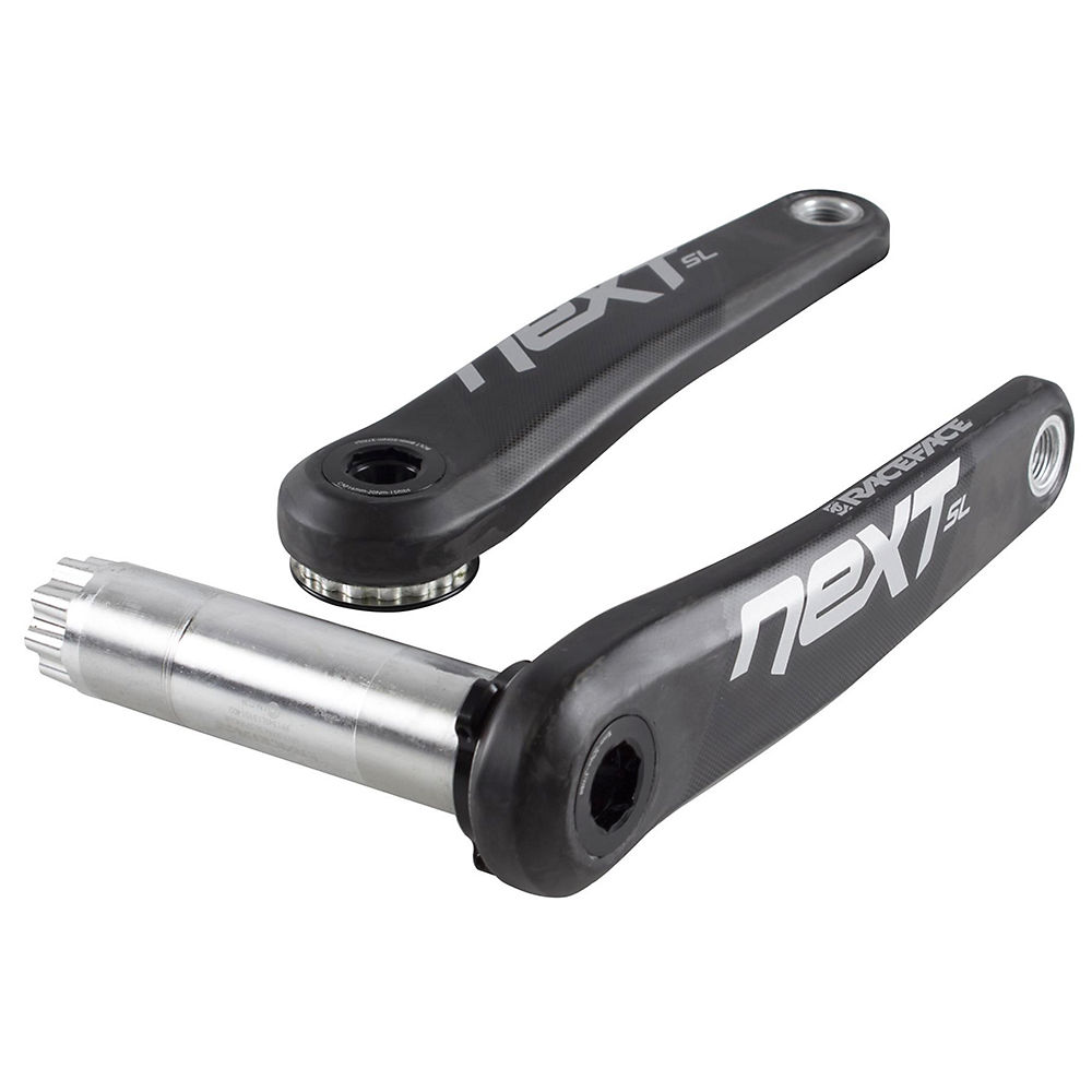 Jeu de pédalier Race Face Next SL Cinch Fat Bike DM - Noir - Argent - 170mm Rear Hub Spacing, Noir - Argent
