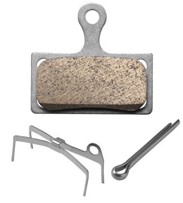 Shimano G04Ti Metal Bike Disc Brake Pads - Metal - Ti Plate}