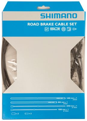 Shimano SIL-TEC PTFE Road Brake Cable Set - Black, Black