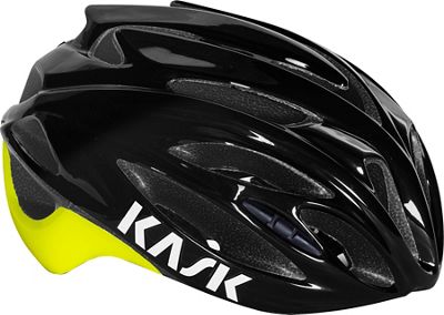 Kask Rapido Road Helmet - Black-Yellow - M}, Black-Yellow