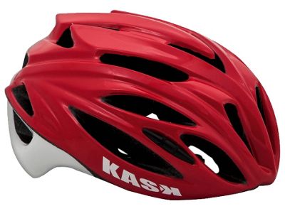 Kask Rapido Road Helmet - Red - White - M}, Red - White