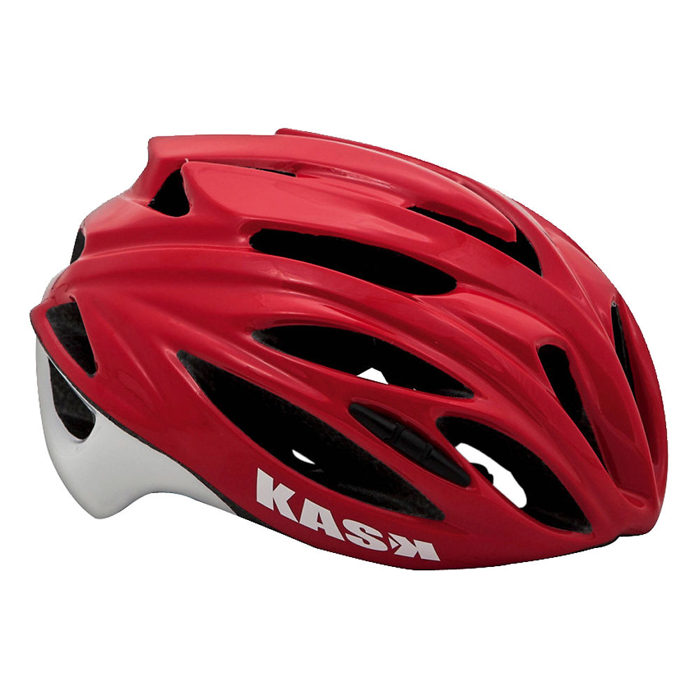 Casque Kask Rapido - Rouge - Blanc - M, Rouge - Blanc