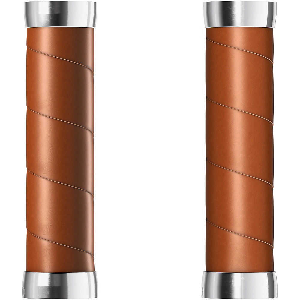 Poignées Brooks England Slender Leather - Miel - 130mm, Miel