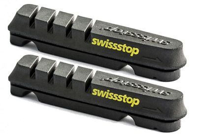 SwissStop Flash Evo Brake Pad Set - Black - For Carbon Rim}, Black