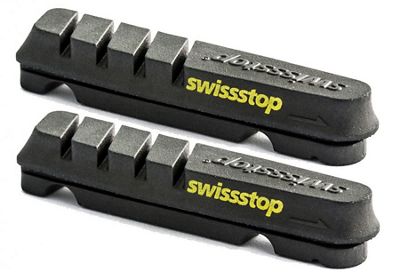 SwissStop Flash Evo Brake Pad Set - Black - For Carbon Rim, Black