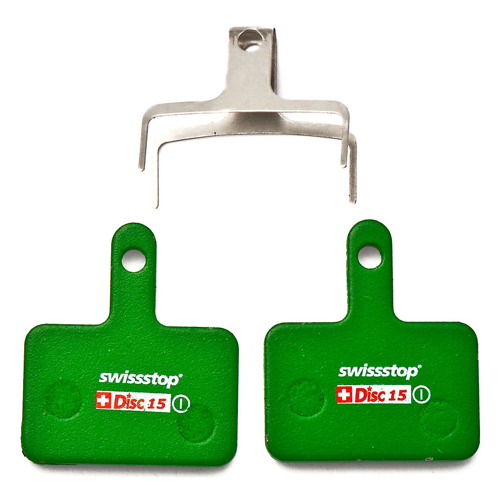 SwissStop Organic Disc Brake Pads - Green 15 - D15 - Shim M5, T6, M3}, Green 15