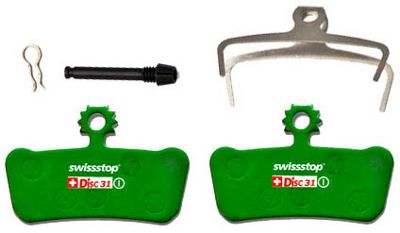 SwissStop Organic Disc Brake Pads - Green 31 - D31 - Avid/ELIXR/Guide, Green 31