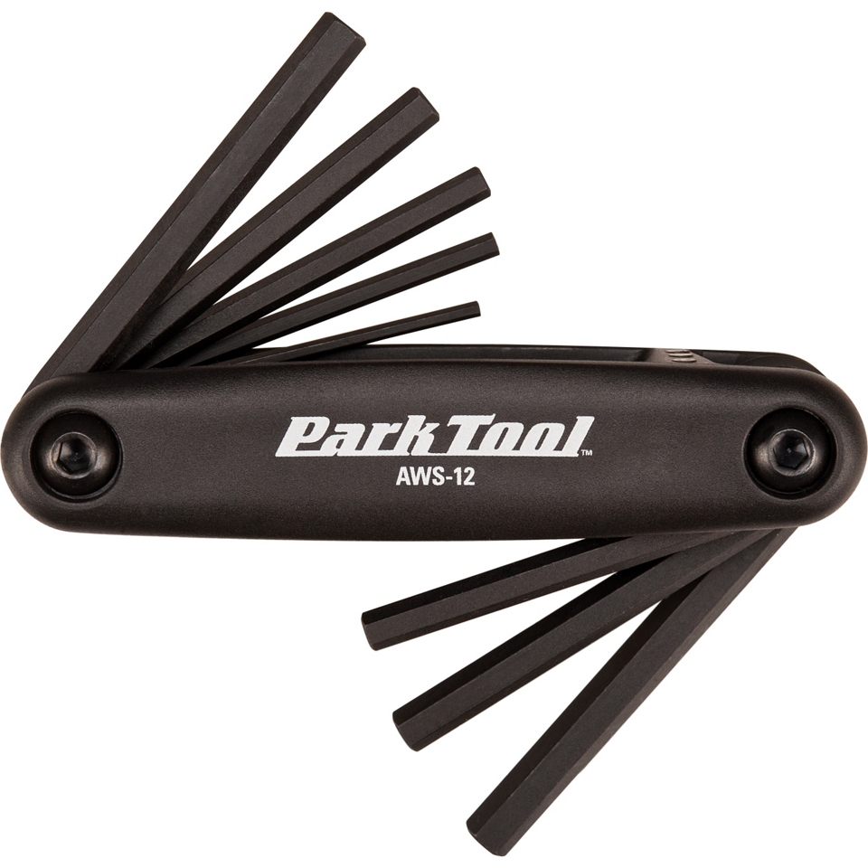 Park Tool Folding Allen Key Set   Metric & Imp.