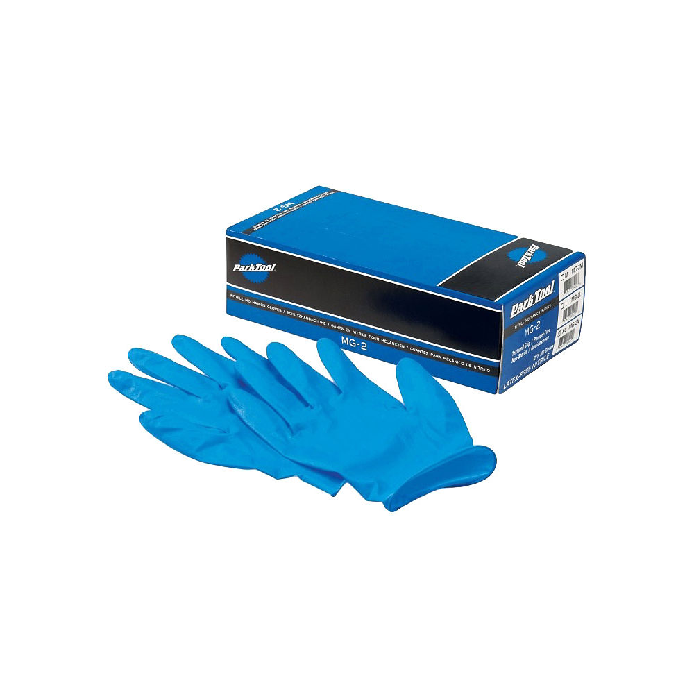 Gants de mécanique Park Tool Nitrile - MG-2 - Bleu - XLarge, Bleu