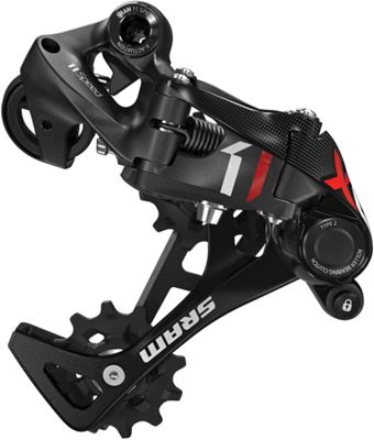 SRAM X01 Type 2.1 11 Speed Rear Derailleur - Red, Red