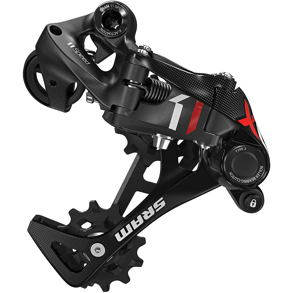Dérailleur arrière SRAM X01 Type 2.1 11 Vitesses - Rouge, Rouge