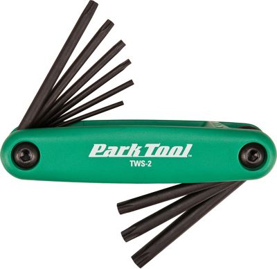 Park Tool Fold-Up Torx Wrench Set TWS-2 - Green, Green