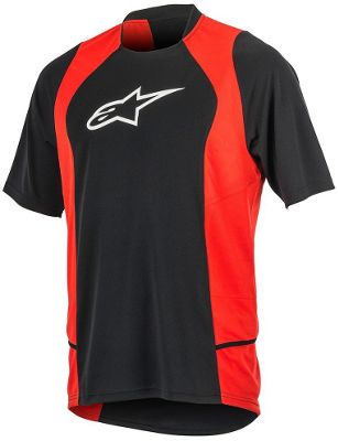 Maillot Alpinestars Drop 2 2017 - Noir - Rouge, Noir - Rouge