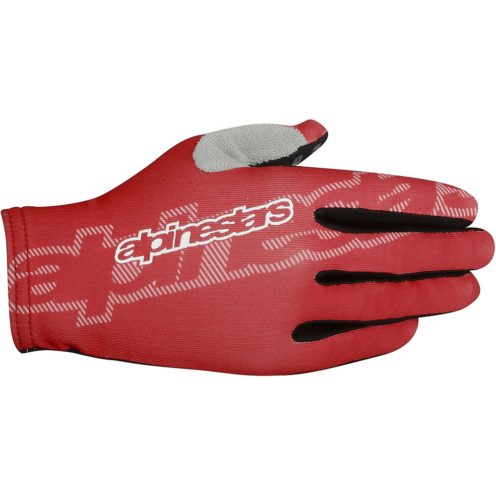 Gants Alpinestars F-Lite - Rouge-Blanc, Rouge-Blanc