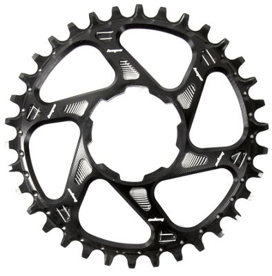Hope Spiderless Retainer Chainring - Black - Direct Mount, Black